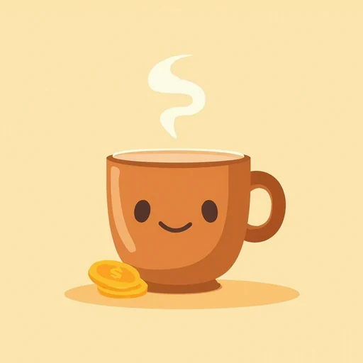 BuzzBrew icon: a smiling cup of coffee.